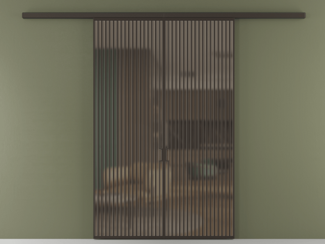 Перегородка Formato вдоль стены двустворчатая #VENDORCODE# #FURNISH# #GLASS# Цена #PRICE# #CURRENCY# | Volhovec