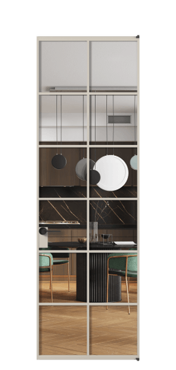 Межкомнатная дверь АЛПЛ040.05 Crystalvision АСБЖ. Цвет Алюминий светло-бежевый. Материал Алюминий в эмали. Коллекция Formato. Фото. Дверь межкомнатная АЛПЛ040.05 Crystalvision АСБЖ. Цвет Алюминий светло-бежевый. Материал Алюминий в эмали. Коллекция Formato. Картинка.