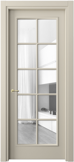 Межкомнатная дверь 8102 МБСР ПРОЗ. Цвет Матовый бежево-серый. Материал Гладкая эмаль. Коллекция Paris. Фото. Дверь межкомнатная 8102 МБСР ПРОЗ. Цвет Матовый бежево-серый. Материал Гладкая эмаль. Коллекция Paris. Картинка.